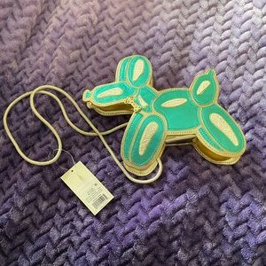 NWT- 🐶Super Cute Cat & Jack balloon dog purse in green and gold.